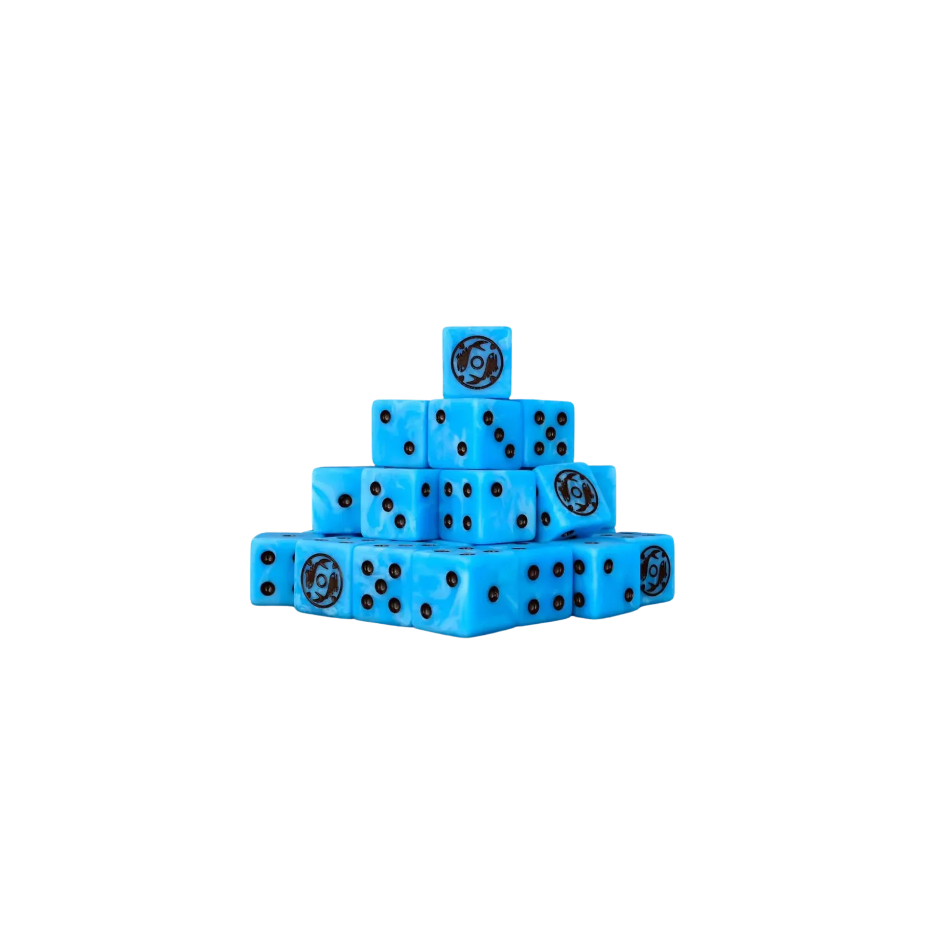 Lake Militia 2 Dice 16mm Square (25 Stück)-Baron of Dice-Radaddel