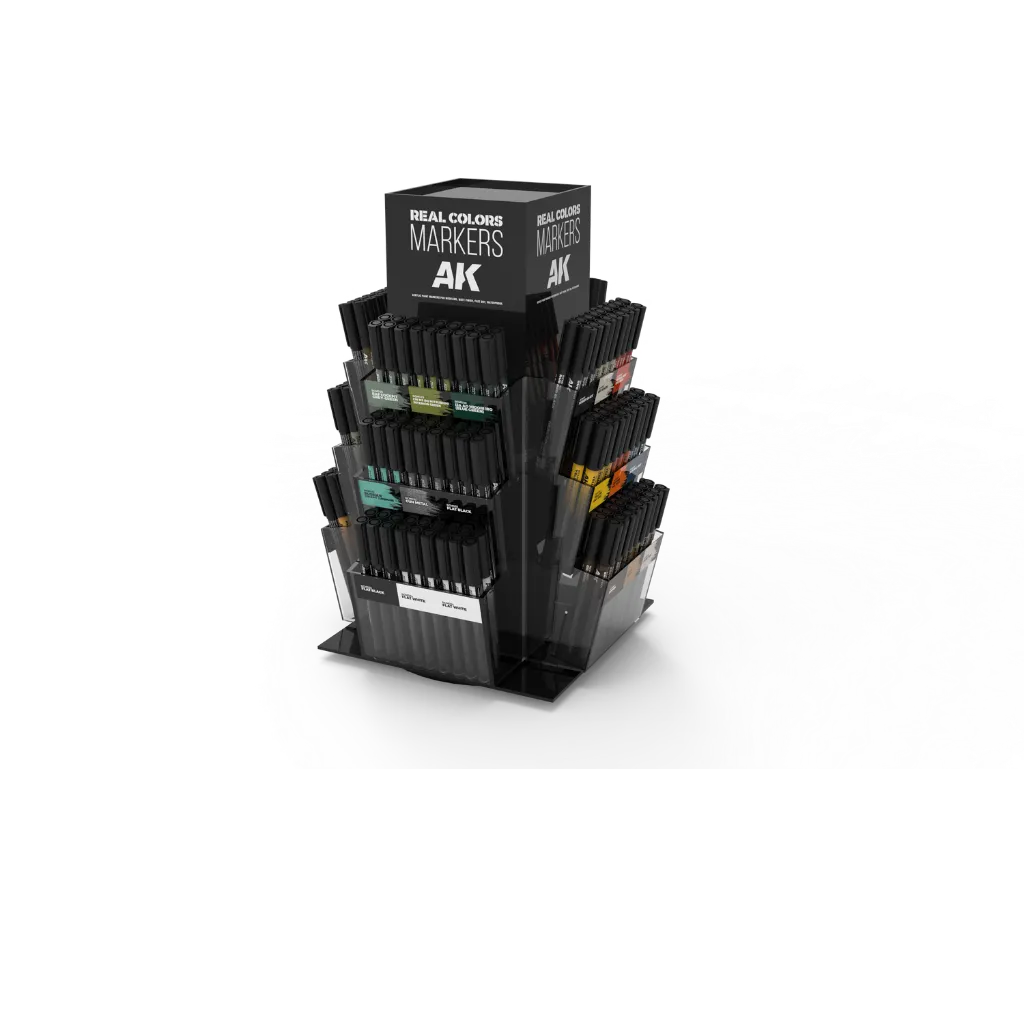 Real Colors Markers Rotating Display-AK-Interactive-Radaddel