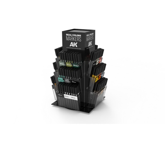 Real Colors Markers Rotating Display-AK-Interactive-Radaddel
