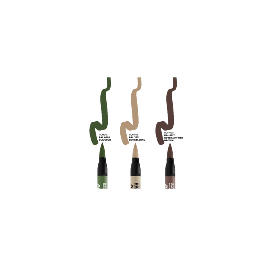 RC Markers Late German AFV Camo Colors Set-AK-Interactive-Radaddel