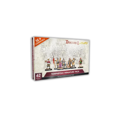 Dungeons & Lasers: Townsfolk Miniature Pack-Archon Studio-Radaddel