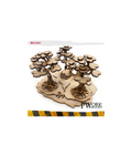 MDF Terrain Woods-PWork Wargames-Radaddel