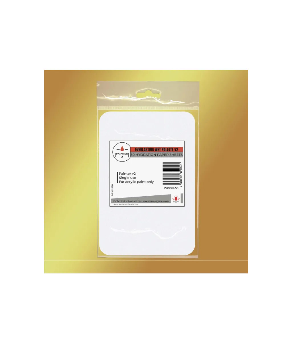 Hydration Paper Sheets (50x) für Painter v2-Redgrass Gaming-Radaddel