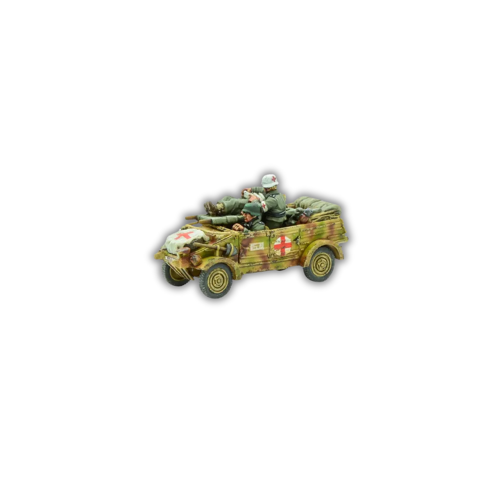Kuebelwagen Ambulance-Warlord Games-Radaddel