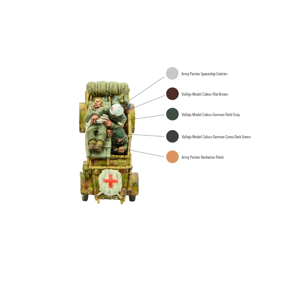 Kuebelwagen Ambulance-Warlord Games-Radaddel