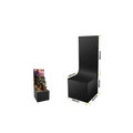Ausstellungssockel mit Hintergrund 5x5x5cm Schwarz-Greenstuff World-Radaddel