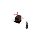 Büste Holzsockel 2.5x2.5cm Schwarz-Greenstuff World-Radaddel