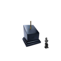 Büste Holzsockel 5x5cm Schwarz-Greenstuff World-Radaddel