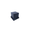 Quadratischer Ausstellungssockel 6x6 cm - Schwarz-Greenstuff World-Radaddel
