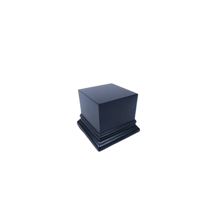 Quadratischer Ausstellungssockel 6x6 cm - Schwarz-Greenstuff World-Radaddel
