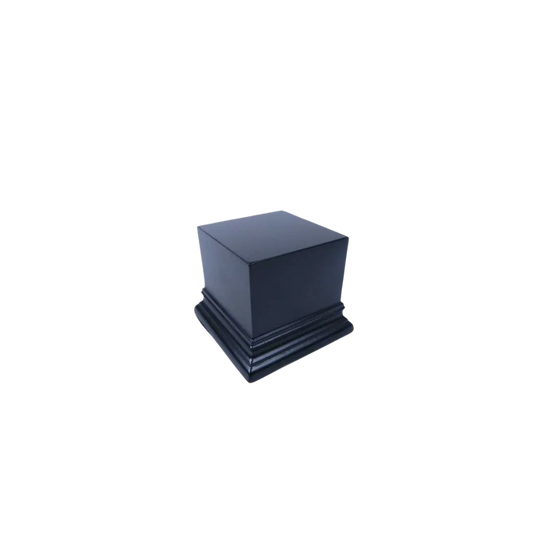 Quadratischer Ausstellungssockel 6x6 cm - Schwarz-Greenstuff World-Radaddel