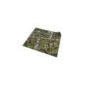 Neoprene Mat 2-sided Treasure Land 36x36''-Playmats.eu-Radaddel