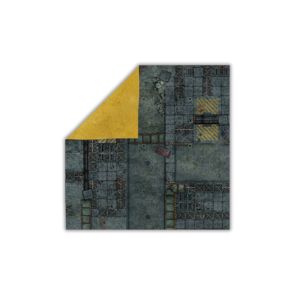 Neoprene Mat 2-sided SW Shatterpoint Sandy Desert / Fallen City 36 x 36''-Playmats.eu-Radaddel