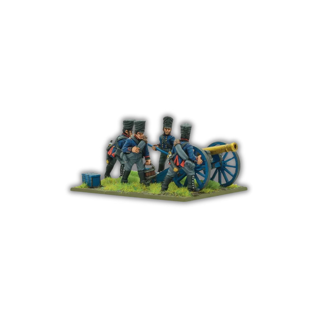 Napoleonic Prussian Foot Artillery with 6- or 12-Pdr (1813-15)-Warlord Games-Radaddel