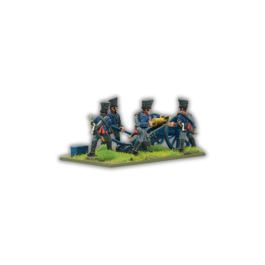 Napoleonic Prussian Foot Artillery with 7 or 10 Inch Howitzer (1813-1815)-Warlord Games-Radaddel