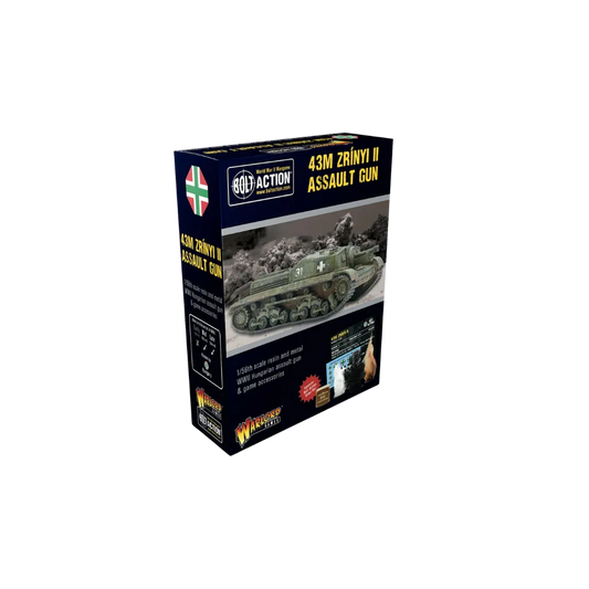Hungarian 43M Zrinyi II Assault Gun Tank-Warlord Games-Radaddel