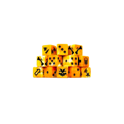 Tiger Stripe Dice - Skirmish Set-Baron of Dice-Radaddel