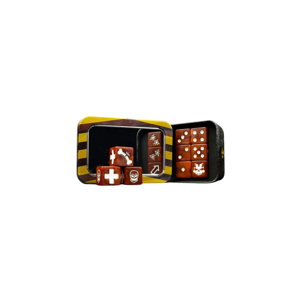Oxidized Rust Dice - Skirmish Set-Baron of Dice-Radaddel