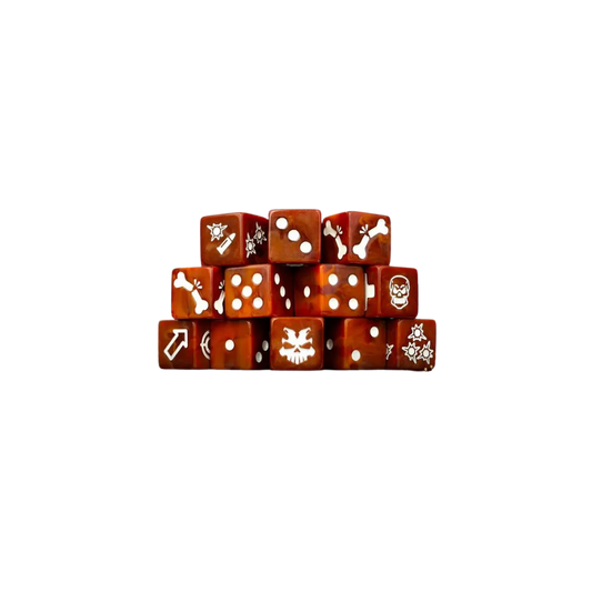 Oxidized Rust Dice - Skirmish Set-Baron of Dice-Radaddel