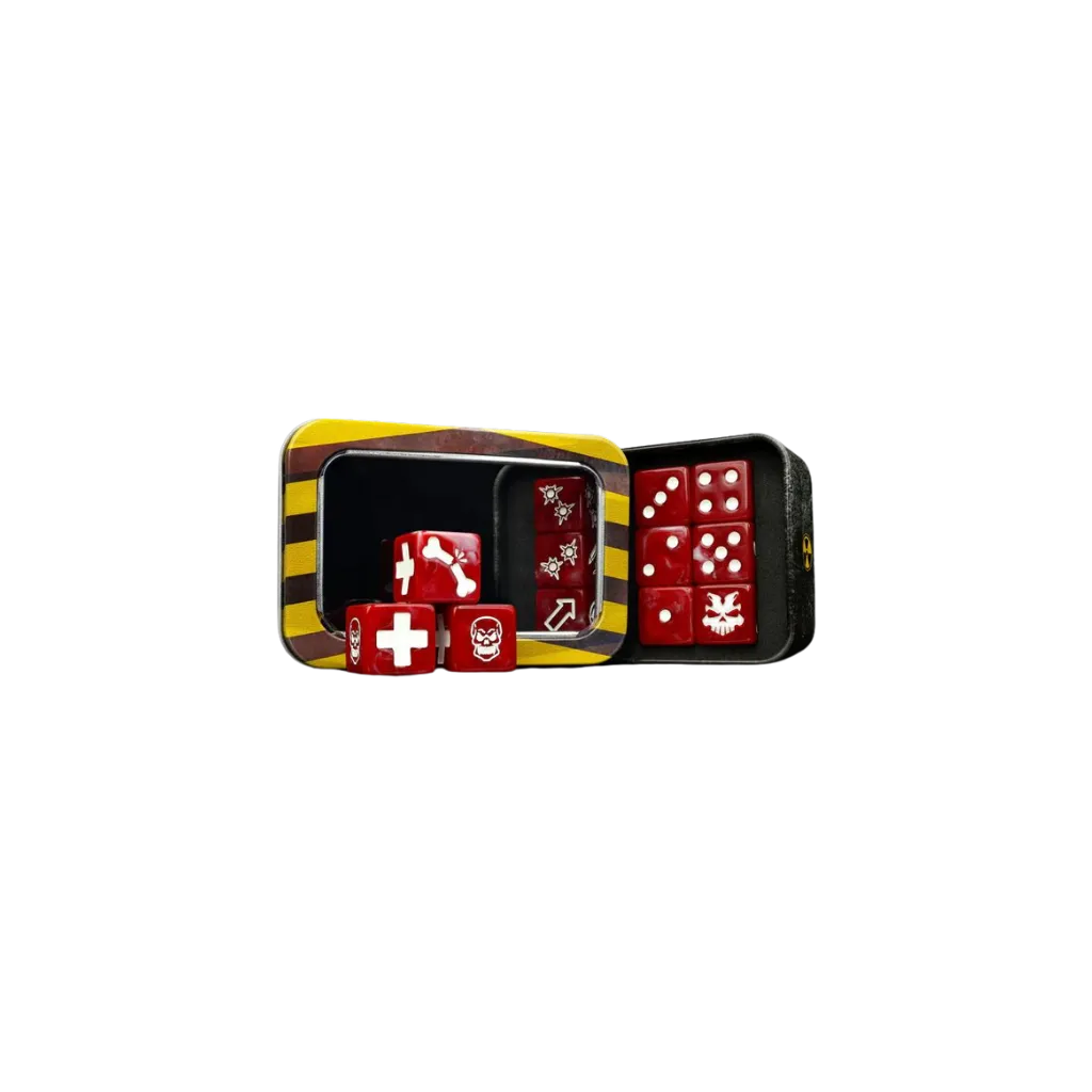 Red Butcher Dice - Skirmish Set-Baron of Dice-Radaddel