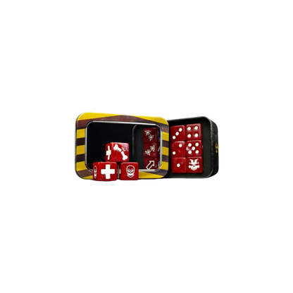 Red Butcher Dice - Skirmish Set-Baron of Dice-Radaddel