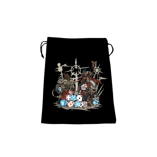 Premium Black Dice Bag - Chaos Consumed-Baron of Dice-Radaddel