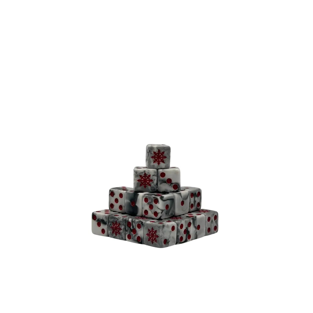 Chaos Demon Marbled Dice 12mm MINI (25 Stück)-Baron of Dice-Radaddel