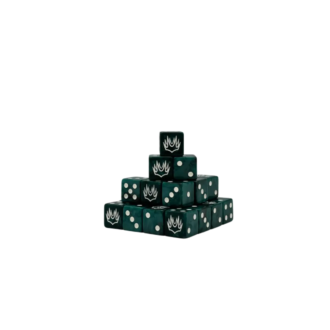 Iron Crown Dice 16mm Square (25 Stück)-Baron of Dice-Radaddel