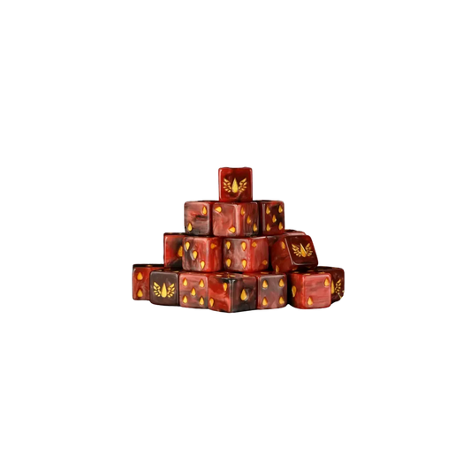 Blood Soaked Angels Dice 16mm Square (25 Stück)-Baron of Dice-Radaddel