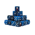 Kloned Corps Bloody V Dice 16mm Round (25 Stück)-Baron of Dice-Radaddel