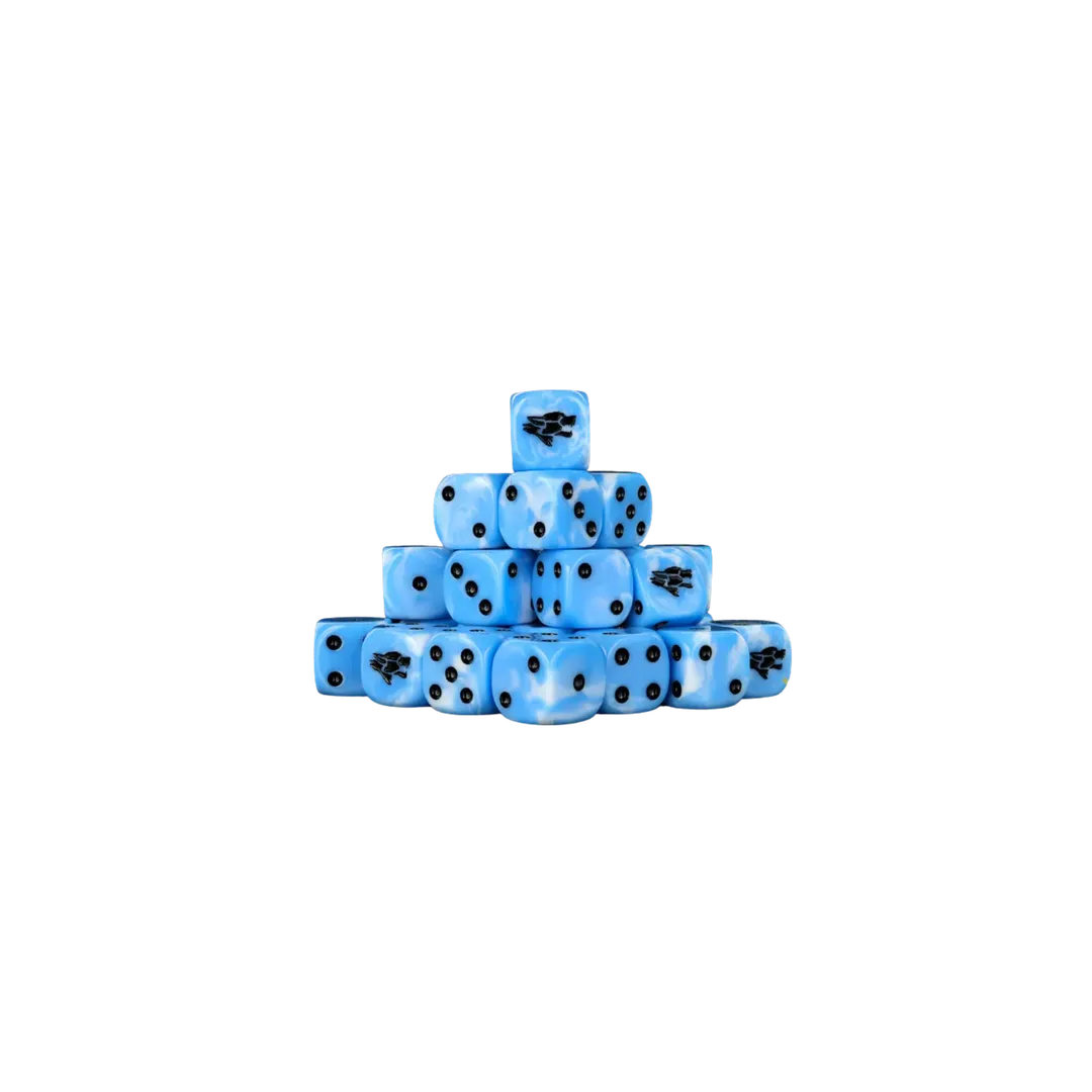 Frost Wolf Dice 16mm Round (25 Stück)-Baron of Dice-Radaddel