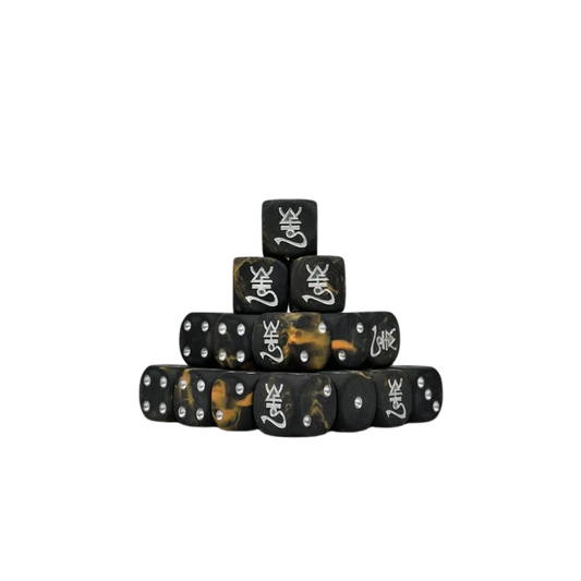 Dark Ones Dice 16mm Round (25 Stück)-Baron of Dice-Radaddel