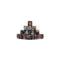 Day of the Dead Orange Coffin Dice 16mm Square (25 Stück)-Baron of Dice-Radaddel
