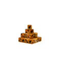 Robot Helm Ochre Dice 16mm Square (25 Stück)-Baron of Dice-Radaddel