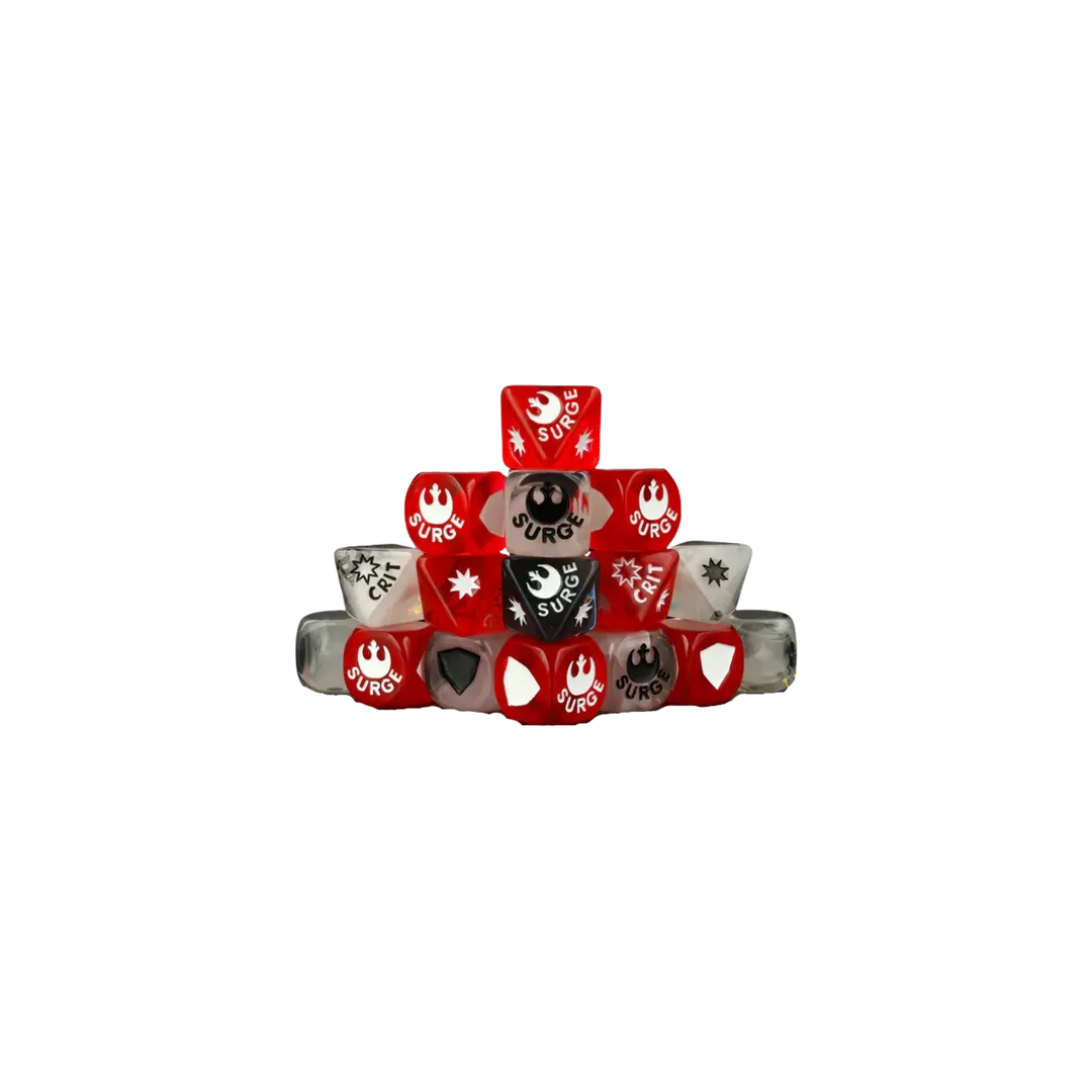 Rebellion Galactic Dice Set Translucent (25 Stück)-Baron of Dice-Radaddel