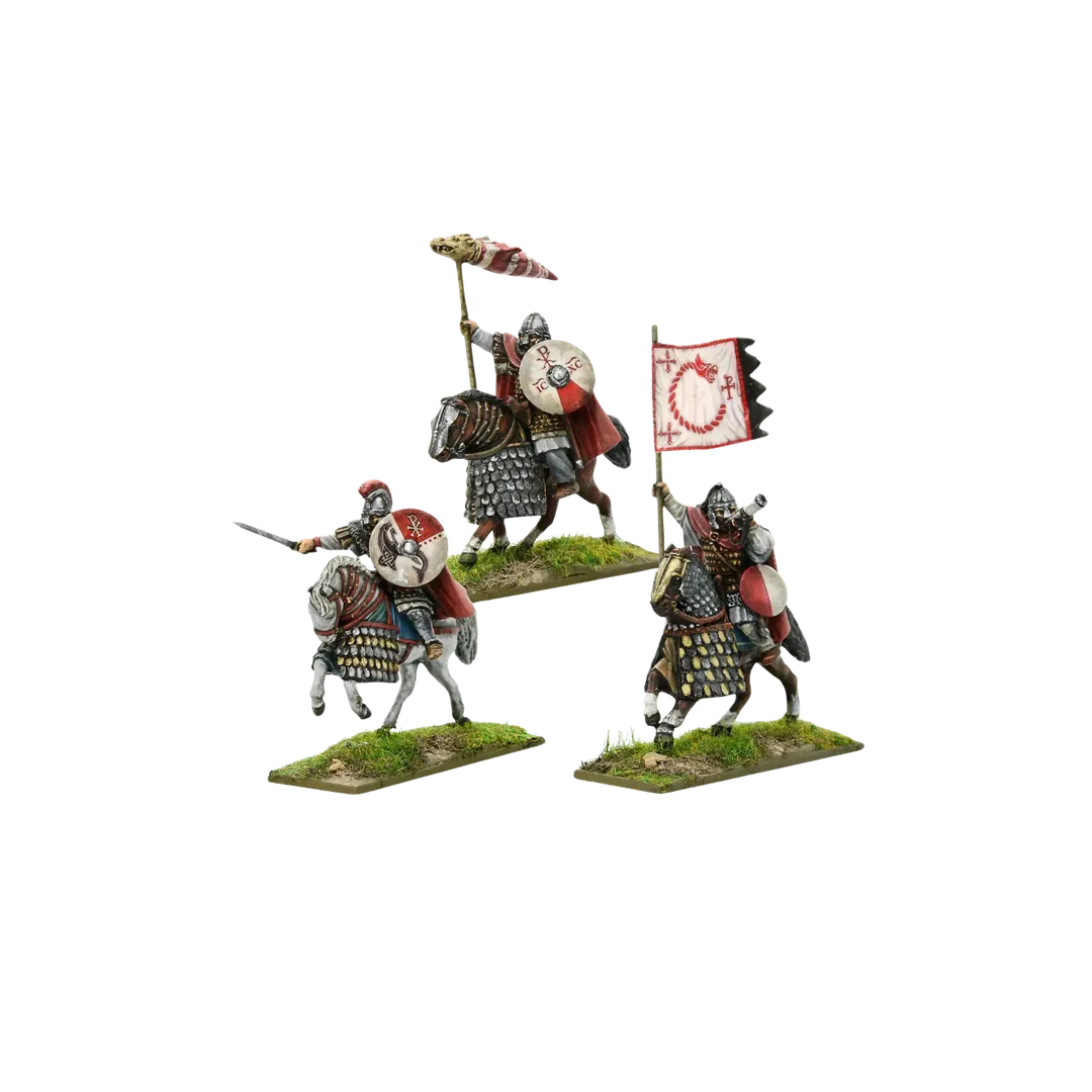 Arthurian Romano - British Mounted Knight Command-Warlord Games-Radaddel