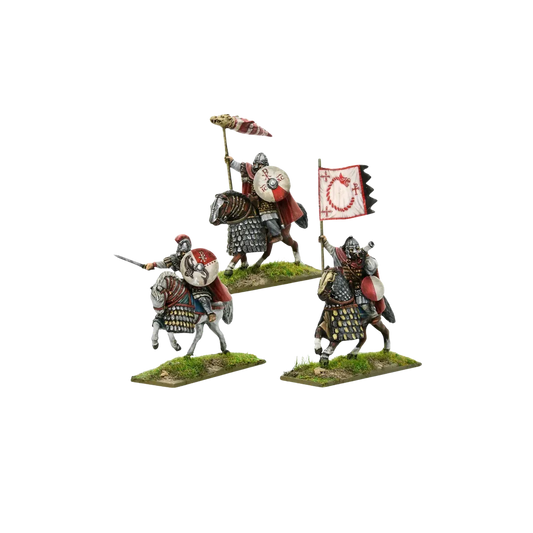 Arthurian Romano - British Mounted Knight Command-Warlord Games-Radaddel