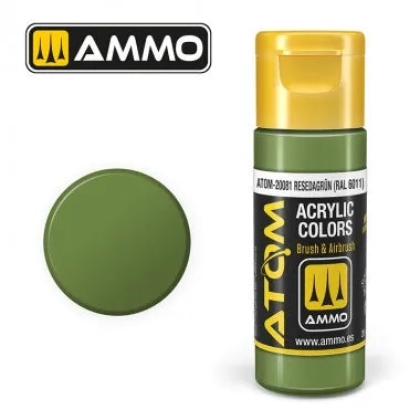 ATOM COLOR Resedagrün RAL 6011-Mig Jimenez-Radaddel