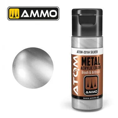 ATOM METALLIC Silver-Mig Jimenez-Radaddel