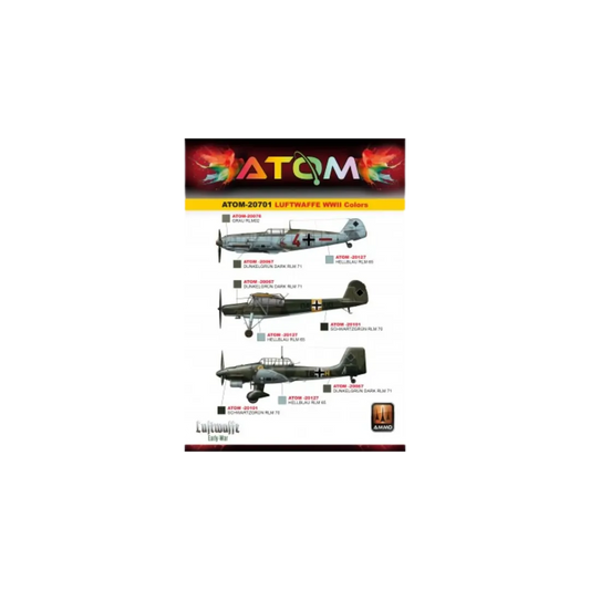 ATOM Luftwaffe WWII Colors-Mig Jimenez-Radaddel