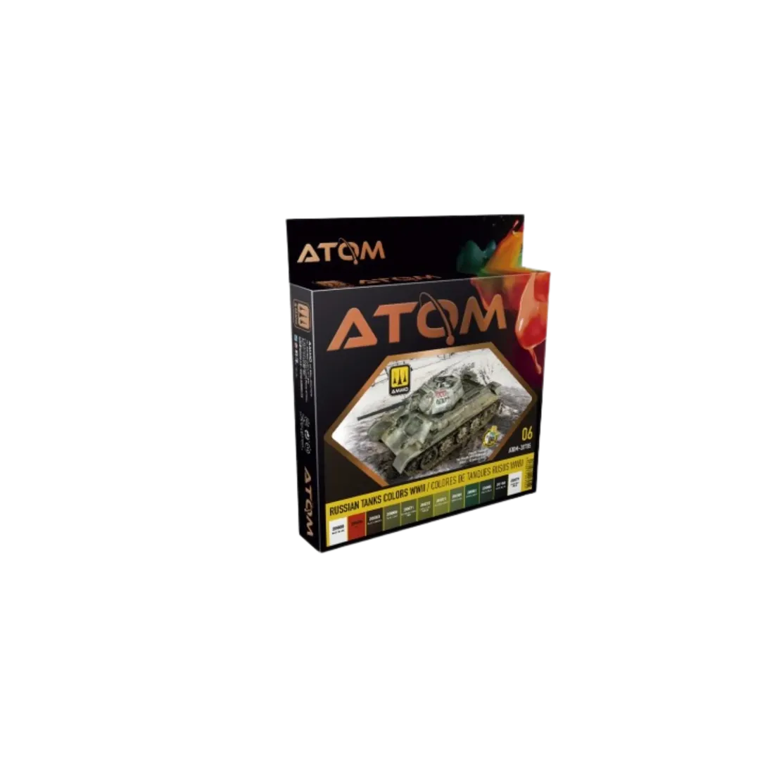 ATOM Russian Tank Colors WWII-Mig Jimenez-Radaddel
