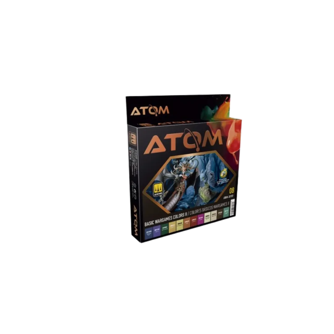 ATOM Basic Wargames Colors II-Mig Jimenez-Radaddel
