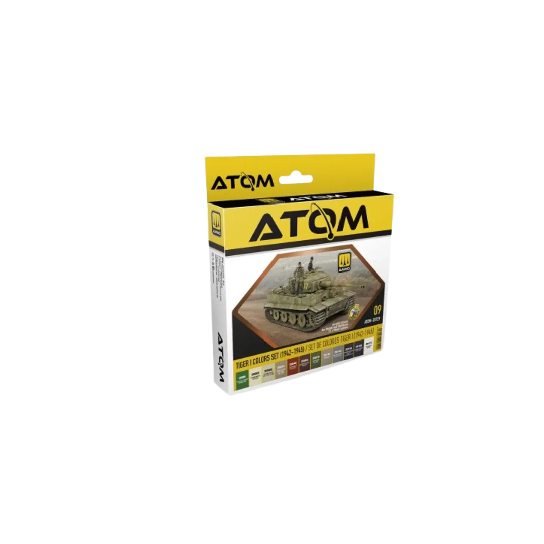 ATOM Tiger I Colors (1942-1945) Set-Mig Jimenez-Radaddel