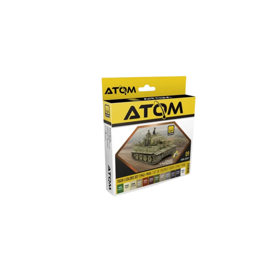 ATOM Tiger I Colors (1942-1945) Set-Mig Jimenez-Radaddel
