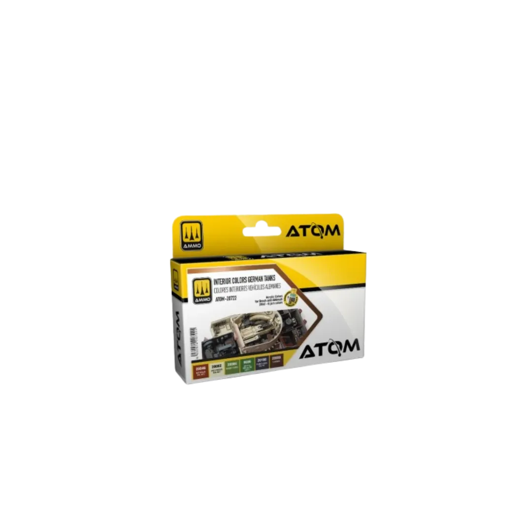 ATOM Interior colors German Tanks Set-Mig Jimenez-Radaddel