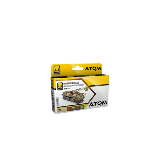 ATOM Late German Camouflage Set-Mig Jimenez-Radaddel