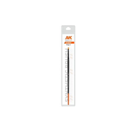 AK Flat Brush 1 Synthetik-AK-Interactive-Radaddel