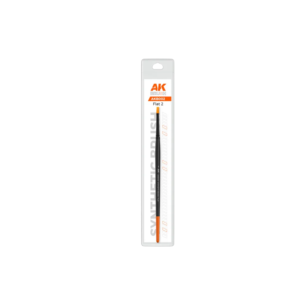 AK Flat Brush 2 Synthetik-AK-Interactive-Radaddel