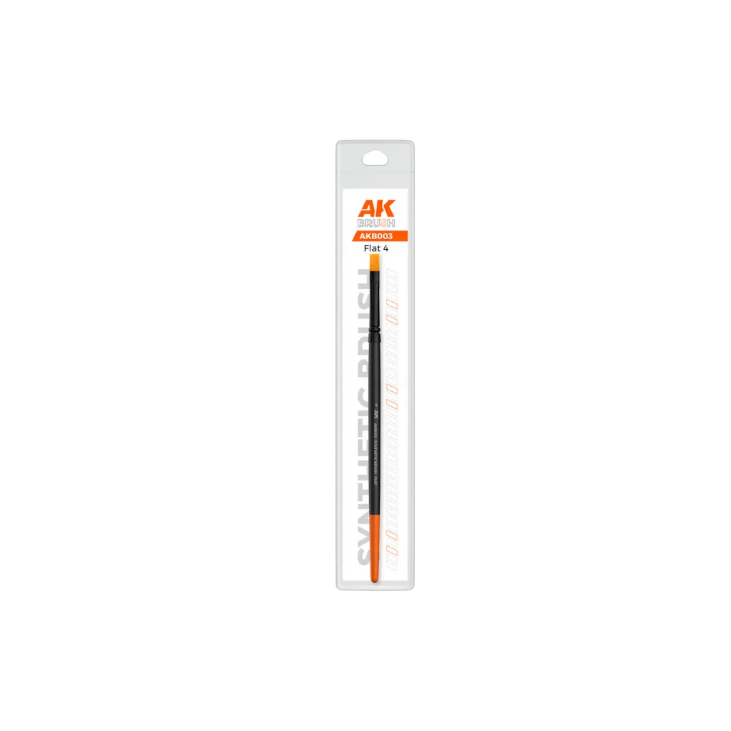 AK Flat Brush 4 Synthetik-AK-Interactive-Radaddel