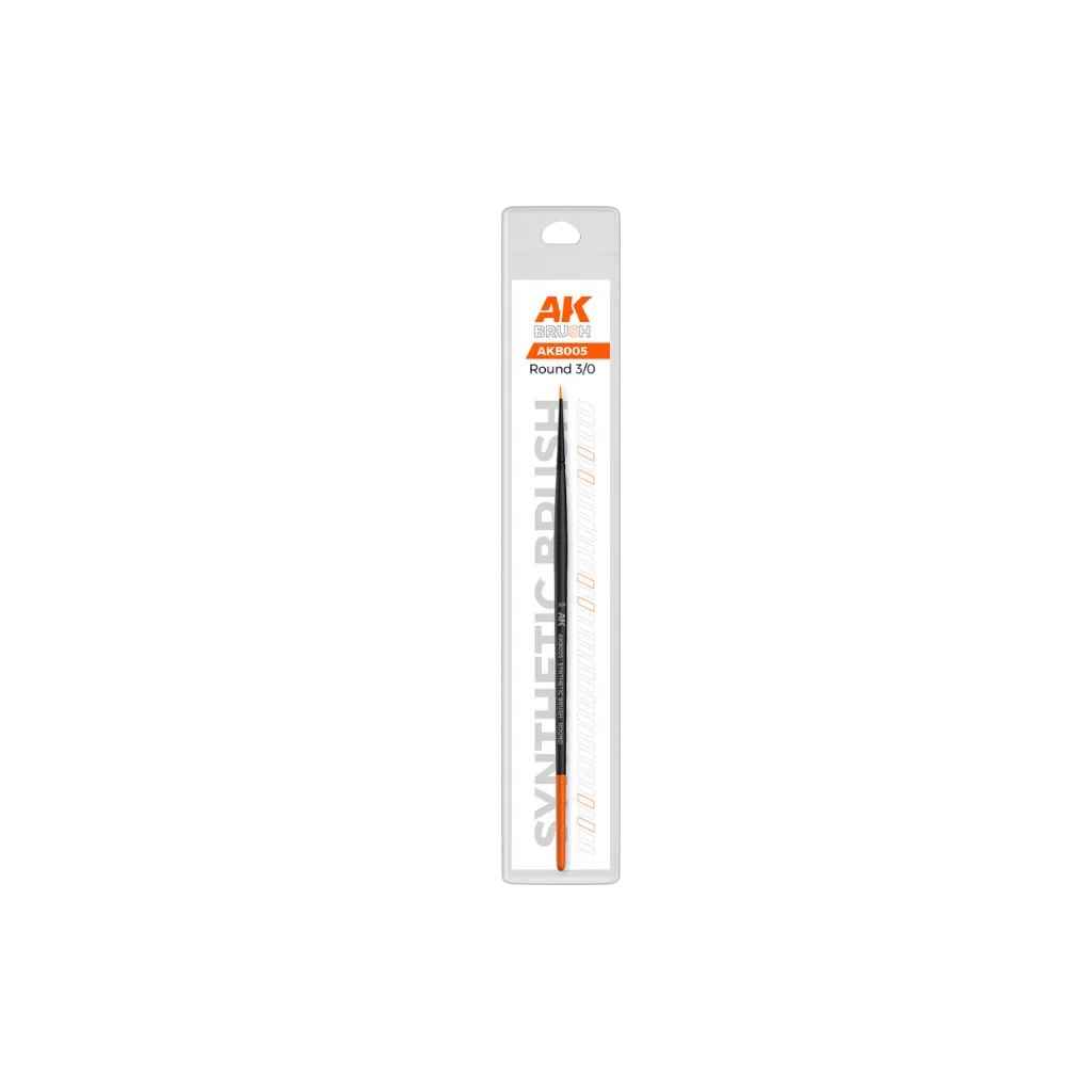 AK Round Brush 3/0-AK-Interactive-Radaddel
